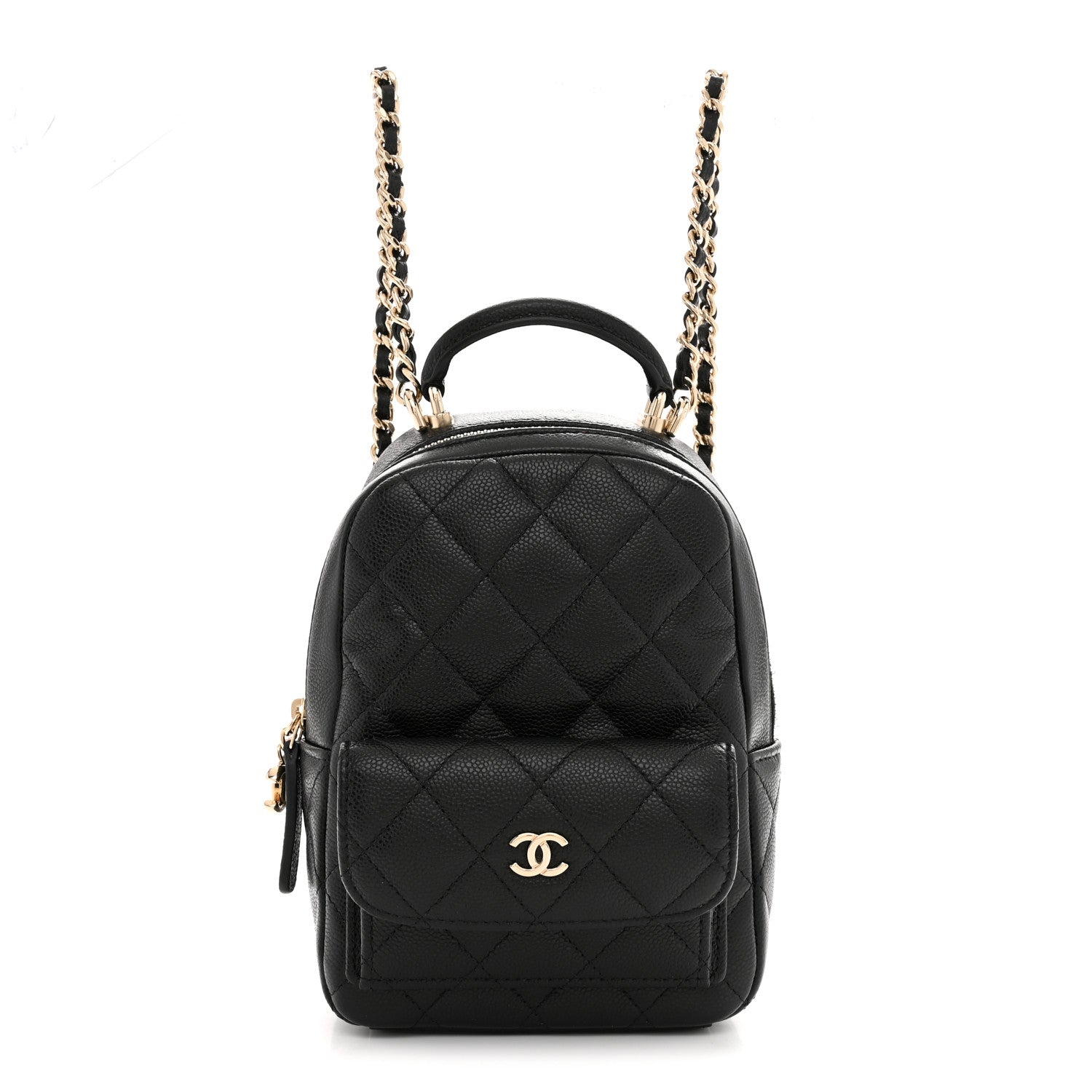 Chanel Caviar Quilted CC Mini Classic Backpack Black 1 of 11