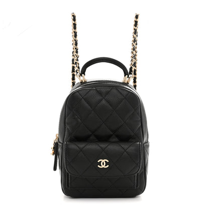 Chanel Caviar Quilted CC Mini Classic Backpack Black 1 of 11