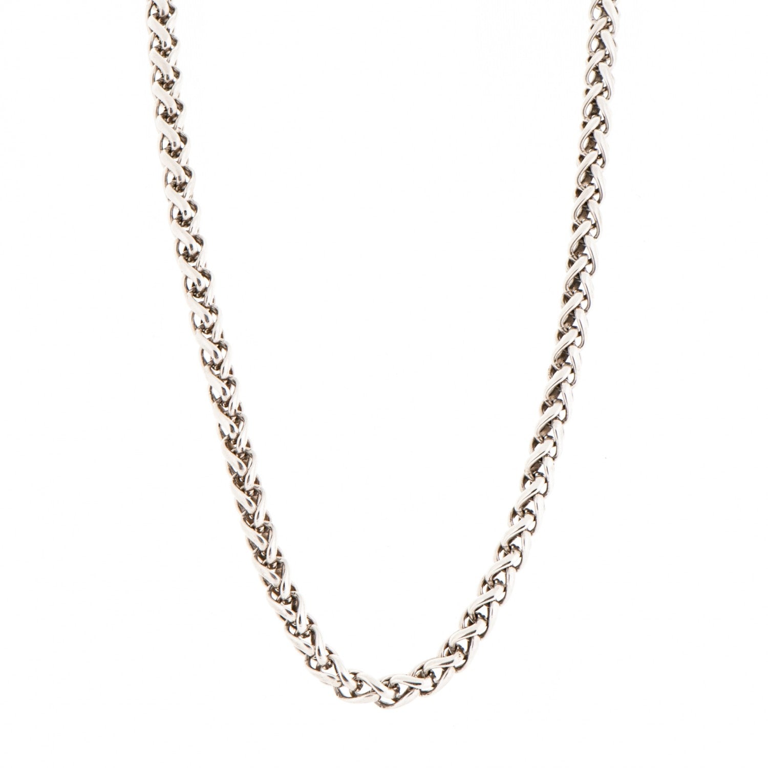 David Yurman Sterling Silver 14K Yellow Gold 6mm Wheat Chain Necklace 1 of 4