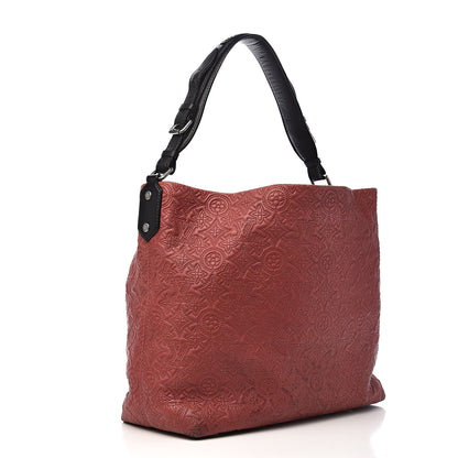 Louis Vuitton Monogram Lambskin Antheia Hobo PM Framboise 3 of 14