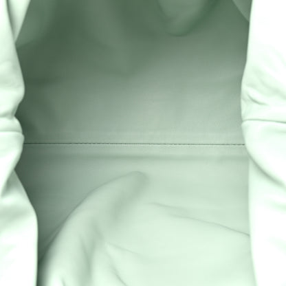 Bottega Veneta Goatskin Snakeskin The Pouch Oversized Clutch Cantaloupe 5 of 10