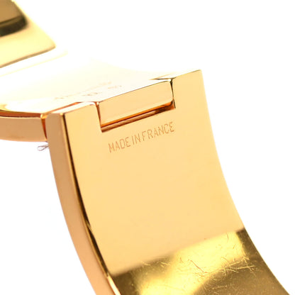 Hermes Enamel Wide Clic Clac H Bracelet GM White 4 of 4