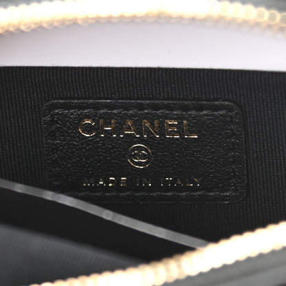 Chanel Nylon Grosgrain Quilted Lifestyle Clutch with Chain Black 6 of 11