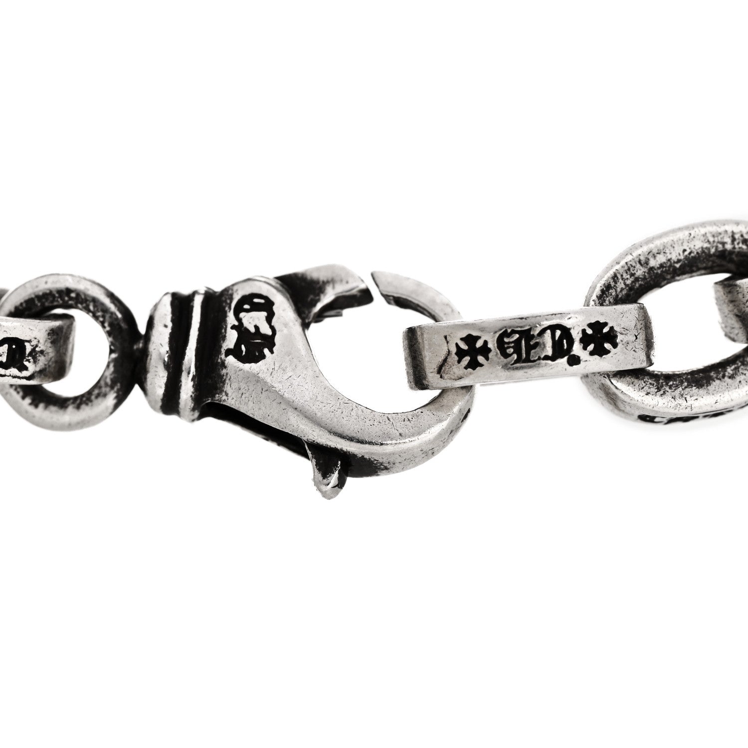 Chrome Hearts Sterling Silver Paper Chain Bracelet 3 of 4