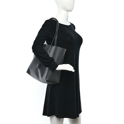 Saint Laurent Calfskin Large Shopping Tote Storm 2 of 13