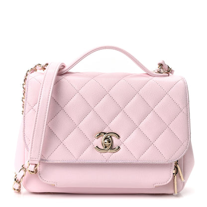 Chanel Caviar Quilted Medium Business Affinity Flap Light Pink 1 of 10
