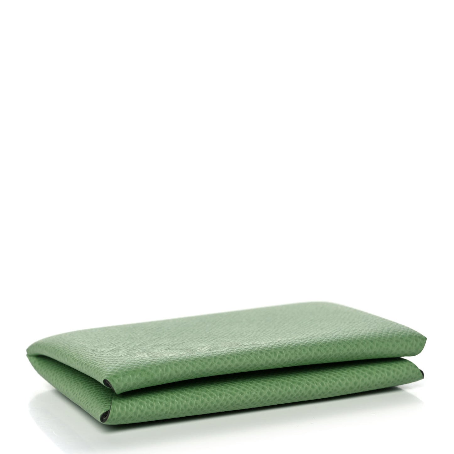 Epsom Calvi Card Case Vert Criquet