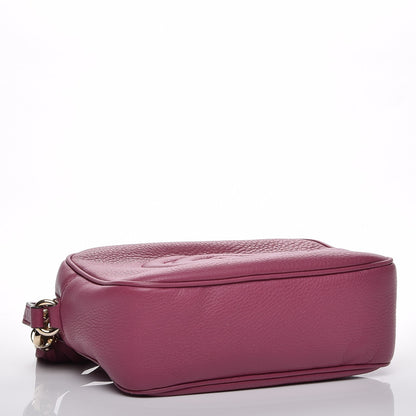 Gucci Pebbled Calfskin Small Soho Disco Bag Peonia Flower 4 of 7