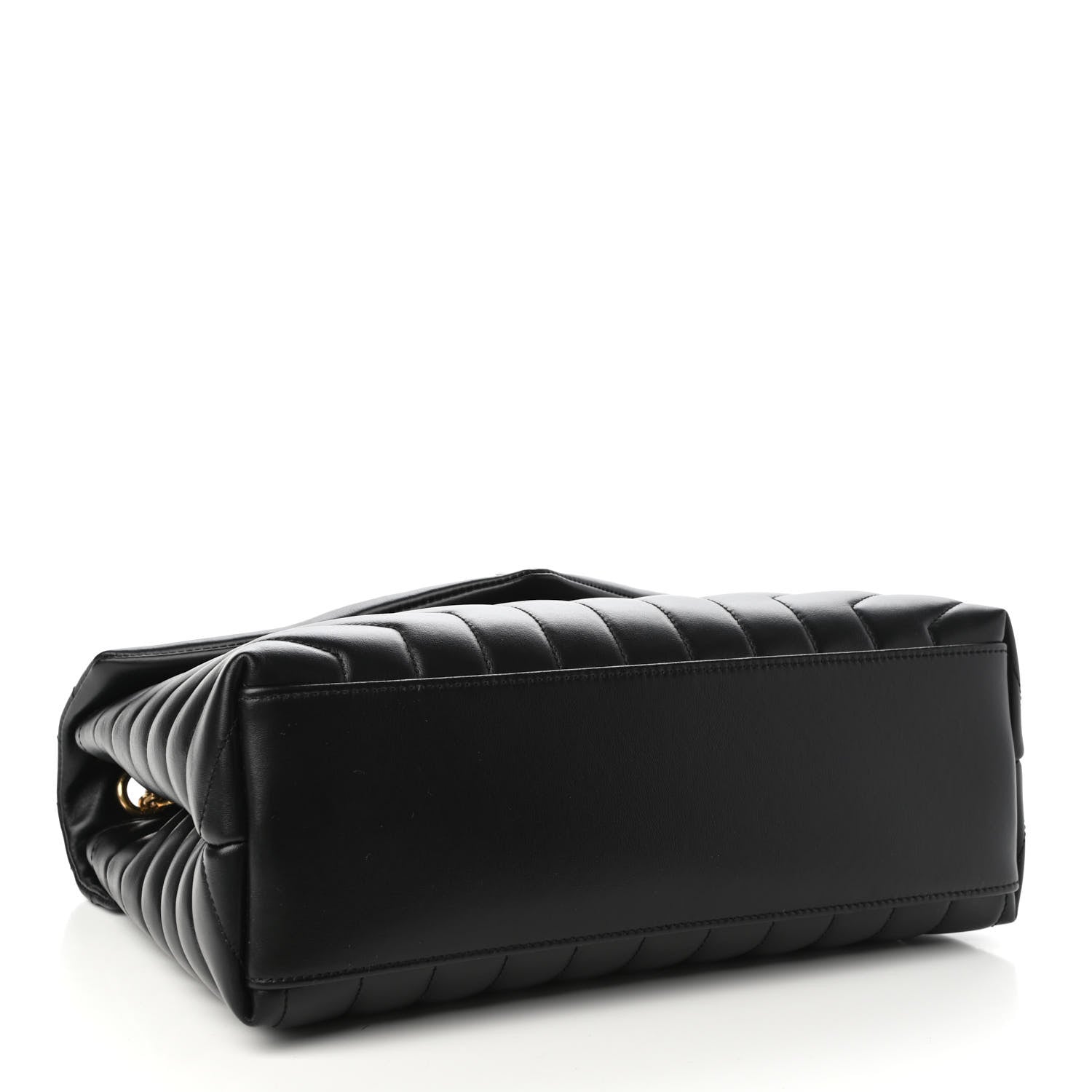 Saint Laurent Calfskin Y Quilted Monogram Medium Loulou Chain Satchel Black 4 of 10