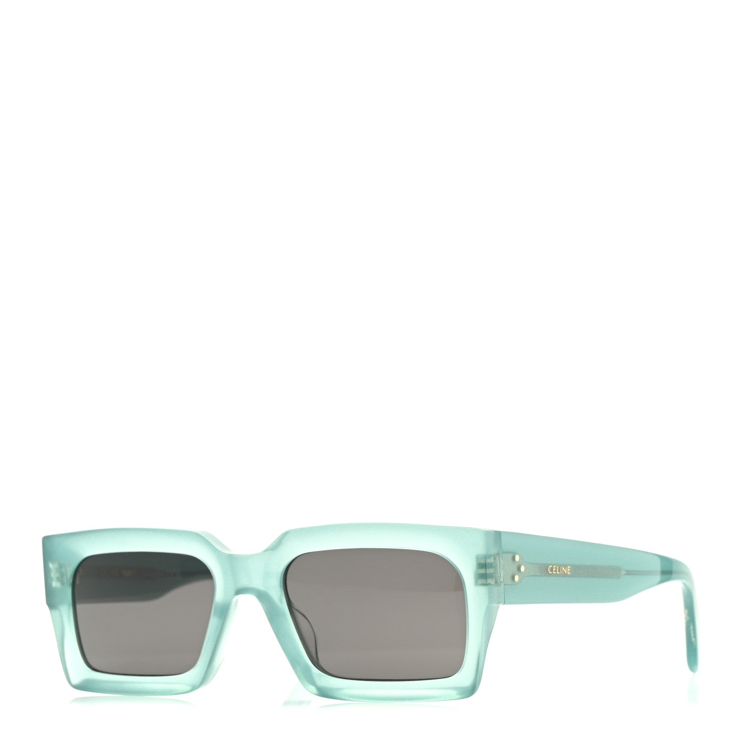 Celine Acetate 53 Sunglasses CL40280U Sea Green Smoke 1 of 7