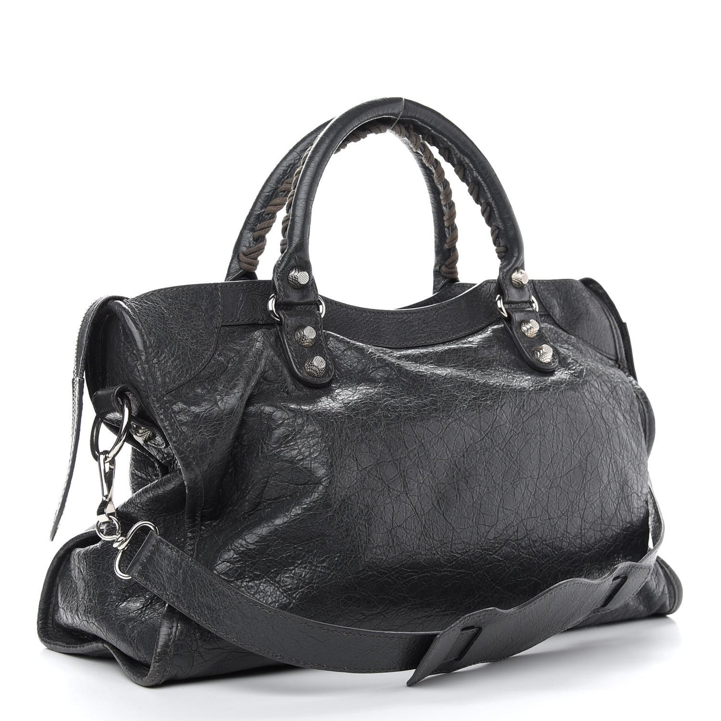 Agneau Giant 12 Silver Hardware City Gris Fossile