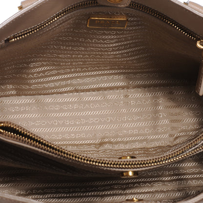 Prada Saffiano Lux Medium Tote Sabbia 6 of 10