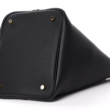 Hermes Taurillon Clemence Picotin Lock 22 MM Black 7 of 10