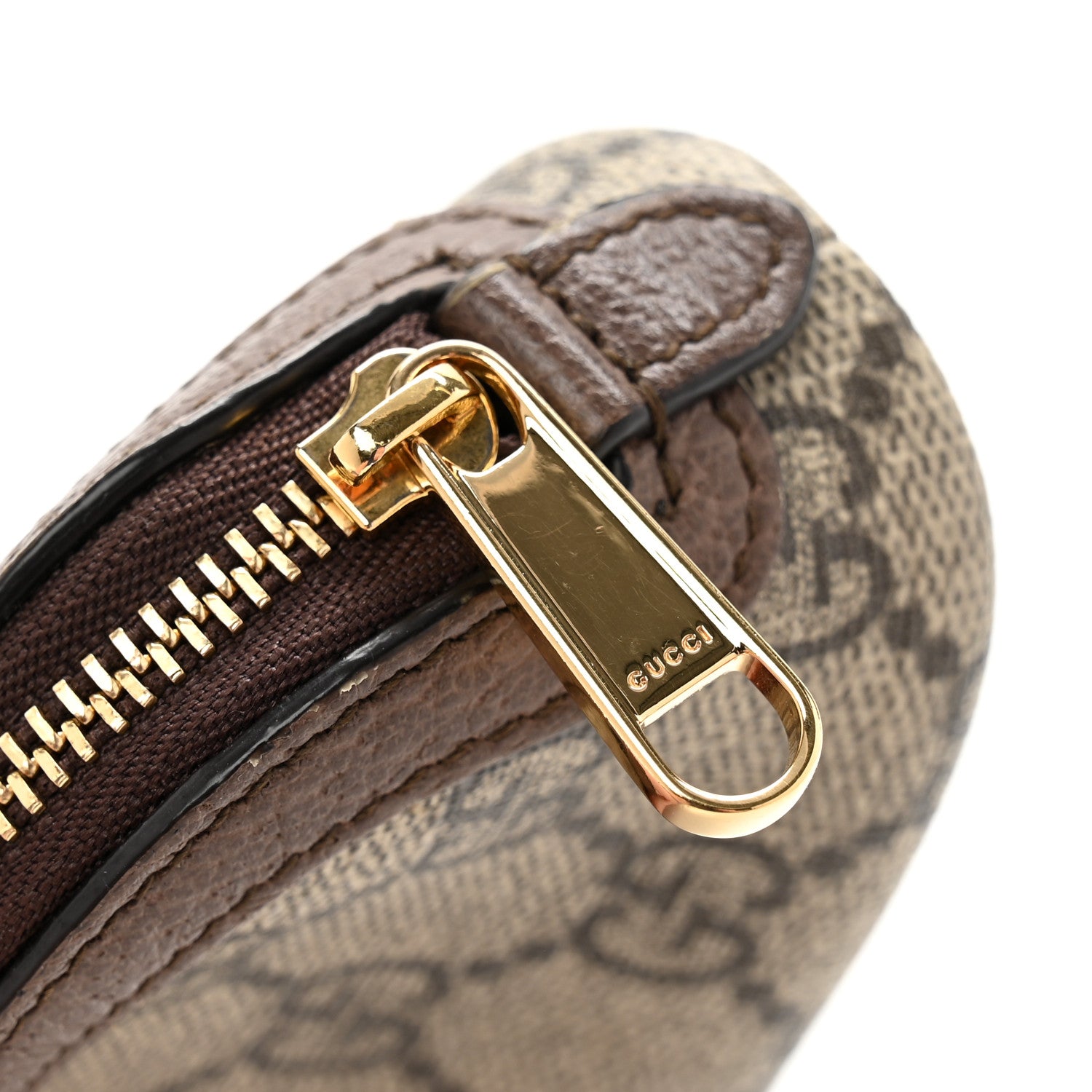 Gucci GG Supreme Monogram Web Ophidia Dome Key Pouch Beige New Acero 8 of 9