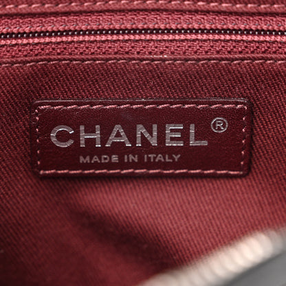 Chanel Glazed Calfskin Quilted Small Duo Color Flap Black 6 of 11
