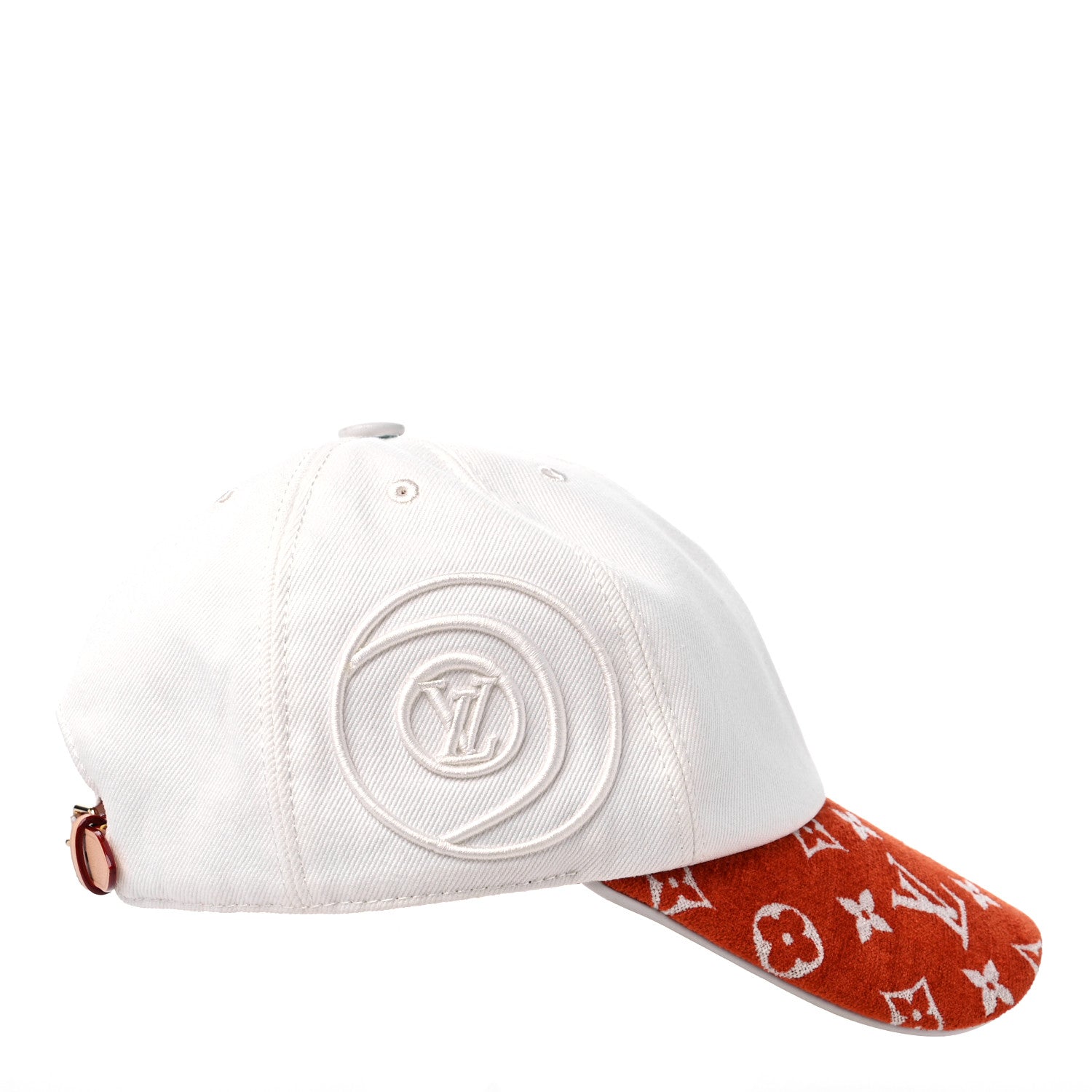Louis Vuitton Cotton Jacquard Weave LV Match Cap M Terracotta 4 of 9