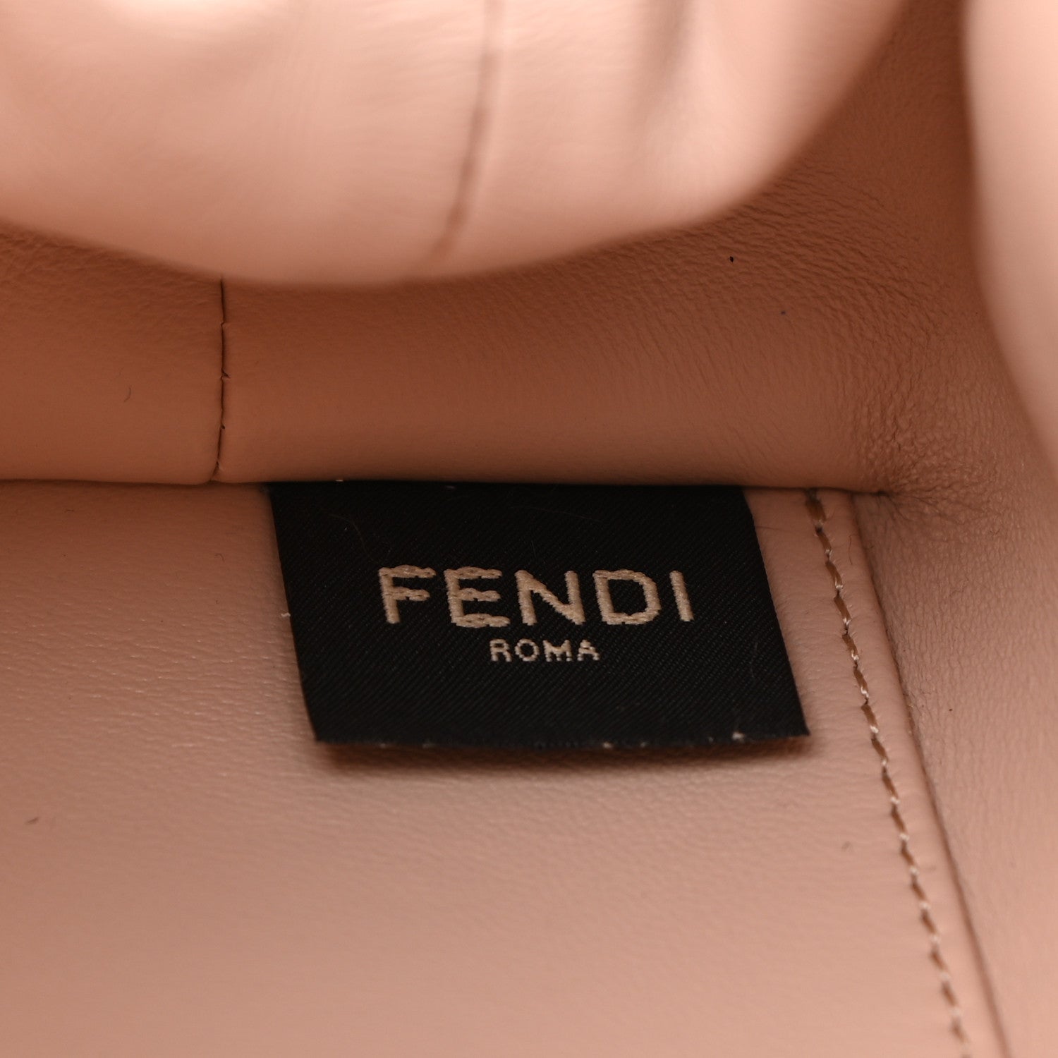 Fendi Mink Shiny Nappa Small Fendi First Rosa Plaster 7 of 11