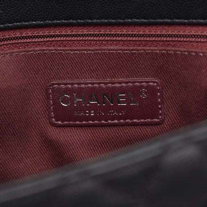 Chanel Caviar Quilted Medium Coco Handle Flap Black 6 of 13