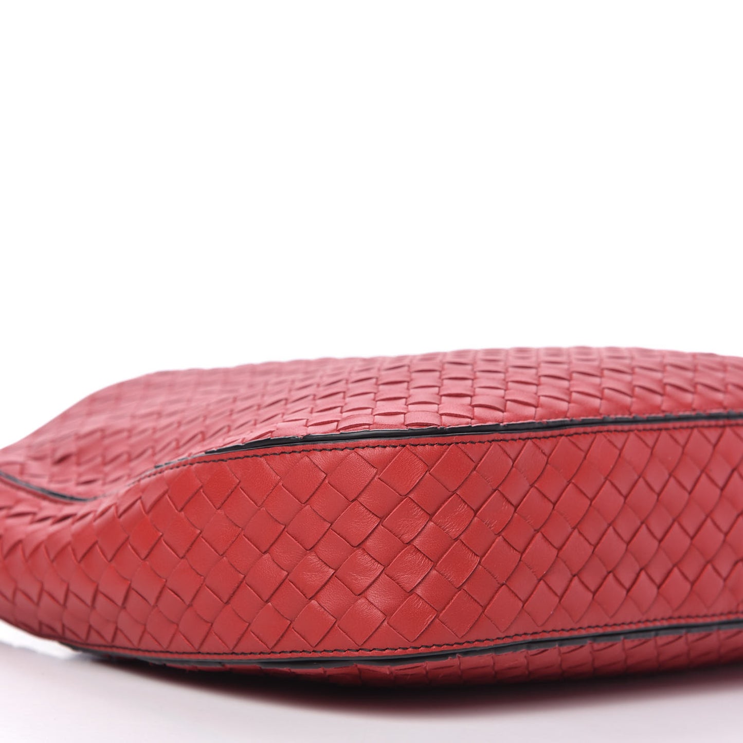 Nappa Intrecciato Small Loop Red