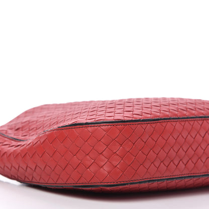 Bottega Veneta Nappa Intrecciato Small Loop Red 6 of 10