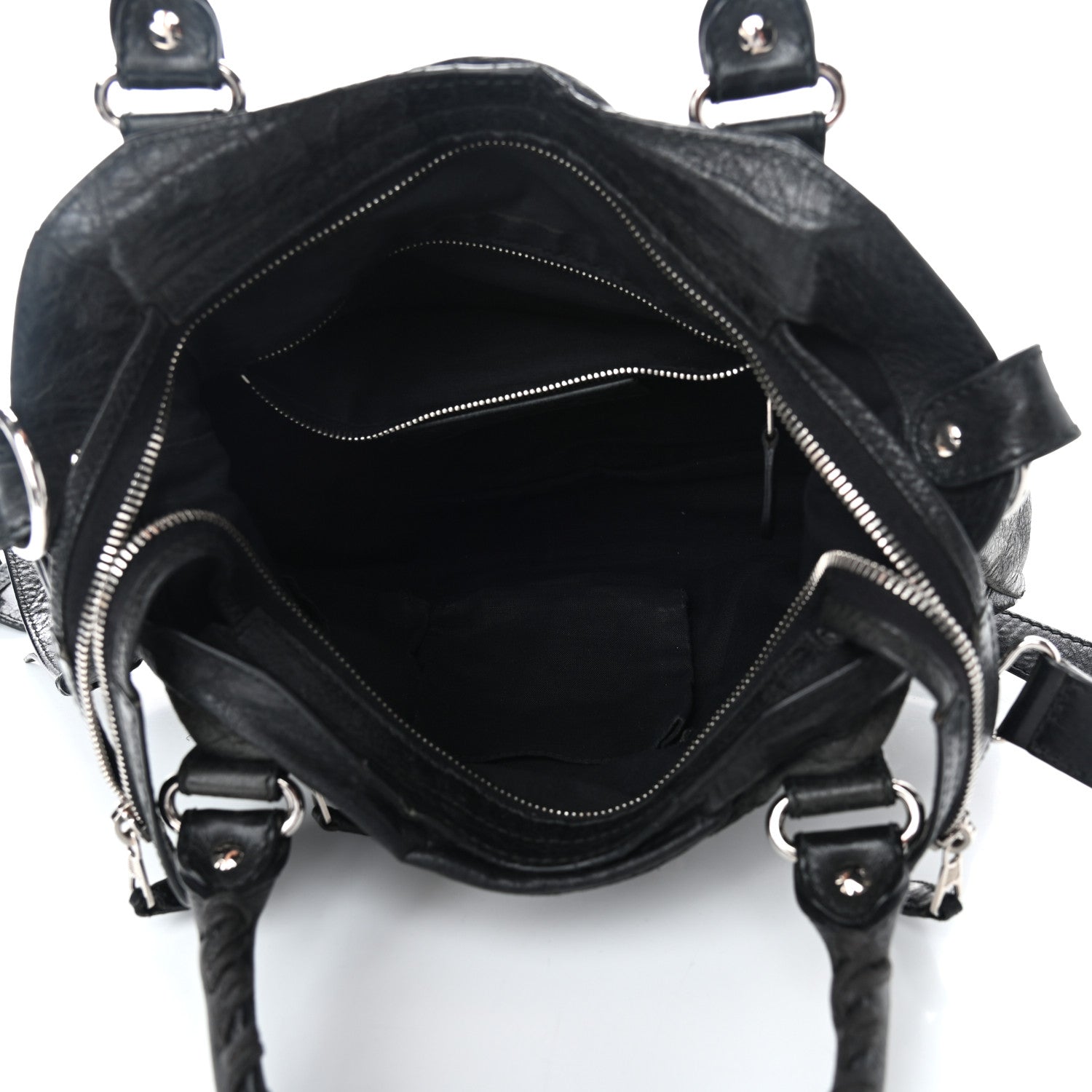 Balenciaga Agneau Giant 12 Silver Hardware Town Black 5 of 9