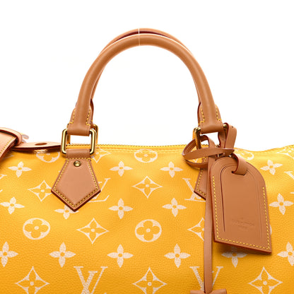 Louis Vuitton Calfskin Monogram Speedy P9 Bandouliere 40 Yellow 5 of 14