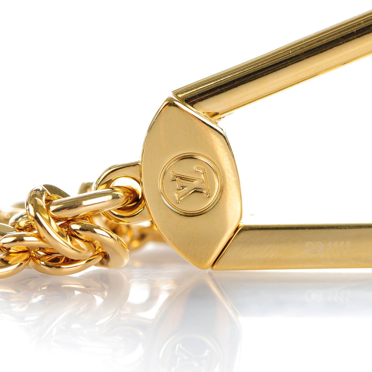 Rayures Coeur Bag Charm Key Holder Amarante