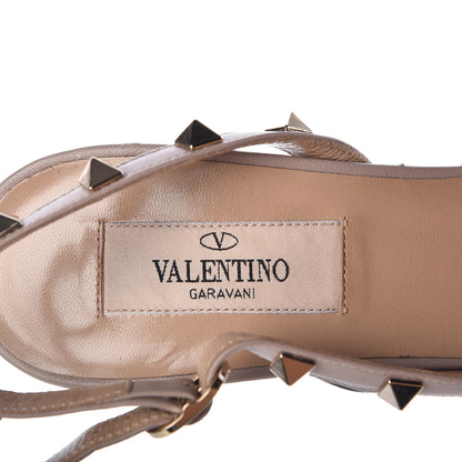 Valentino Garavani Nappa Rockstud Half D'Orsay Slingback 85mm Pumps 38.5 Black Poudre 7 of 9