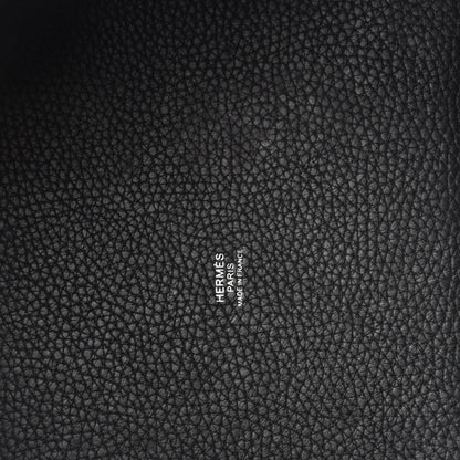 Hermes Taurillon Clemence Picotin Lock 22 MM Black 9 of 11