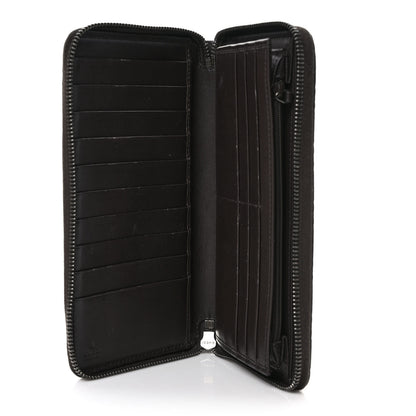 Gucci Guccissima Signature Zip Around Organizer Wallet Black 5 of 12
