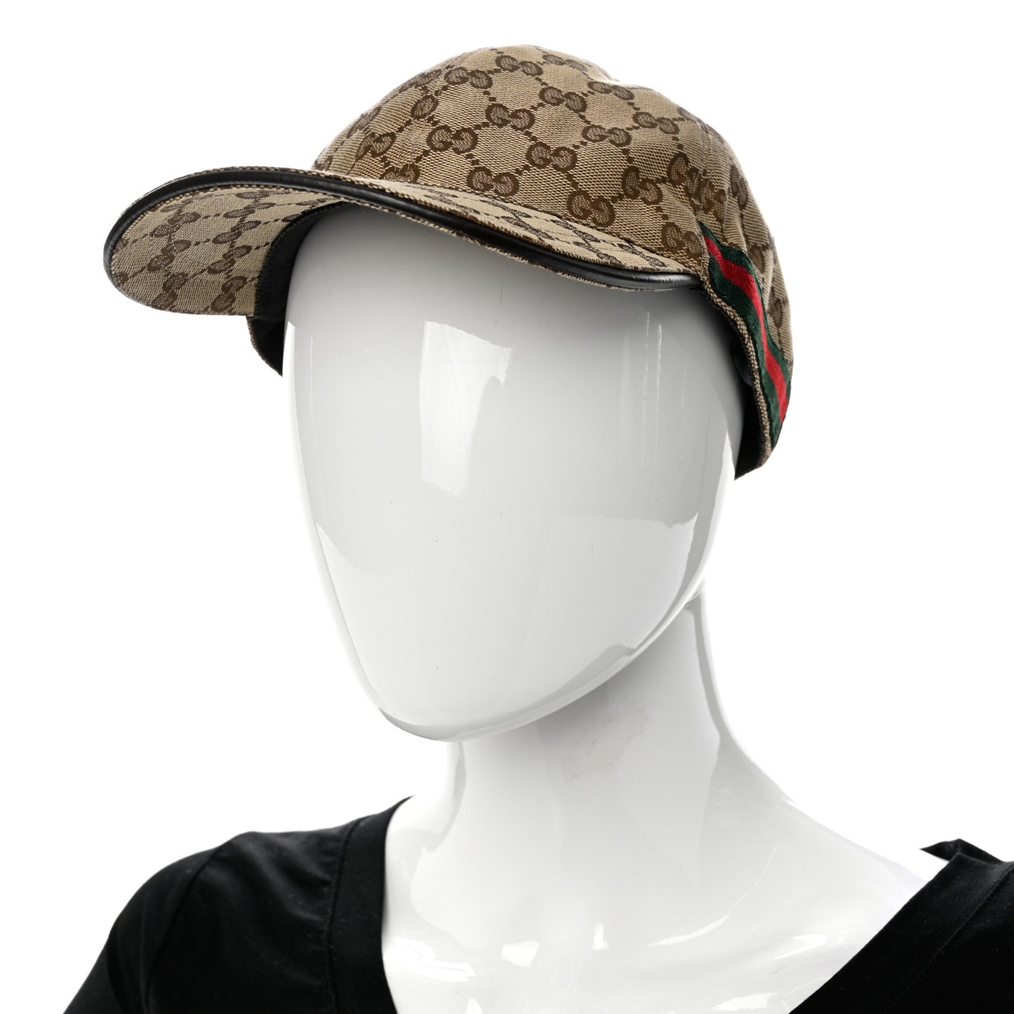 Monogram Web Baseball Hat L Beige Cocoa