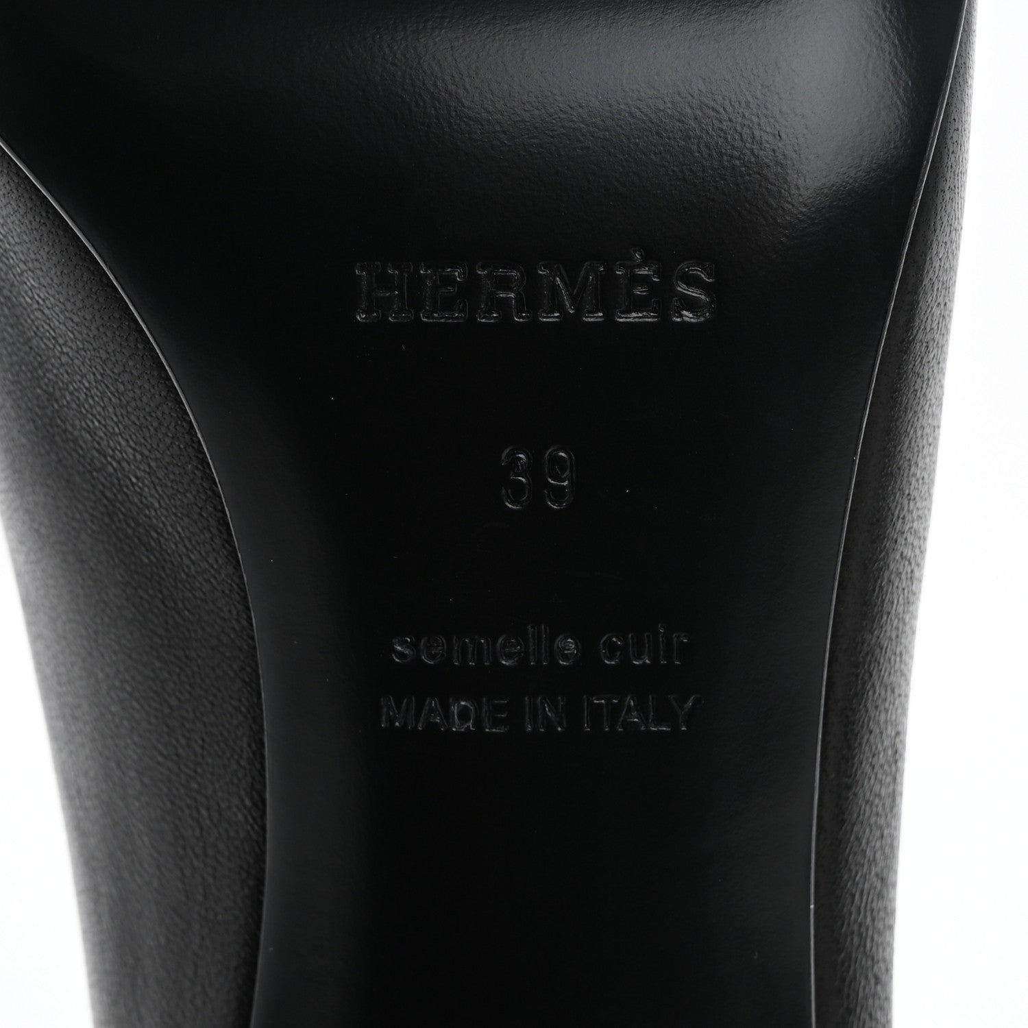 Hermes Nappa Lover 80 Pumps 39 Black 8 of 9