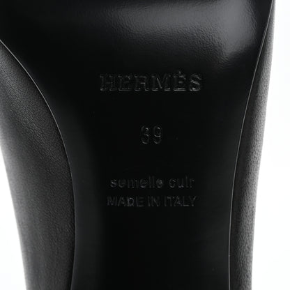 Hermes Nappa Lover 80 Pumps 39 Black 8 of 9
