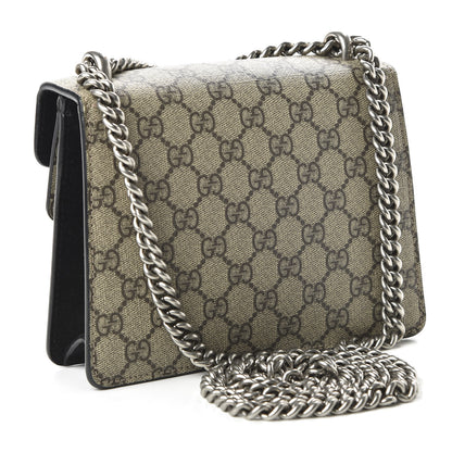 Gucci GG Supreme Monogram Mini Dionysus Shoulder Bag Black 3 of 11