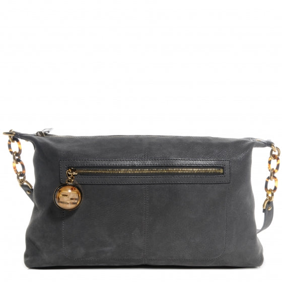 Vitello Savana Forever Crossbody Grigio Tartaruga Natural