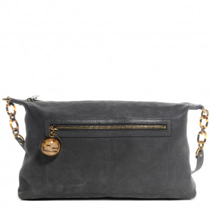 Fendi Vitello Savana Forever Crossbody Grigio Tartaruga Natural 1 of 8
