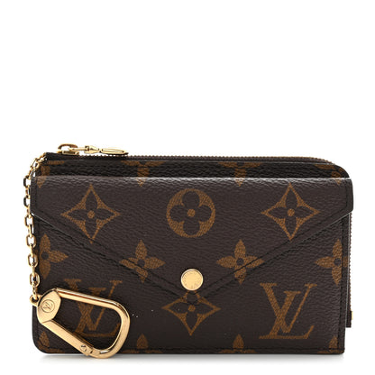 Louis Vuitton Monogram Recto Verso Card Holder Black 1 of 9