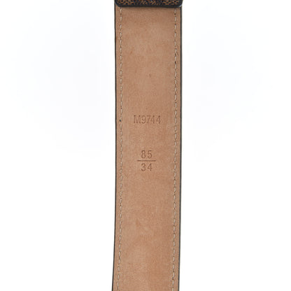 Louis Vuitton Damier Ebene Mini 25mm Belt 85 34 3 of 6