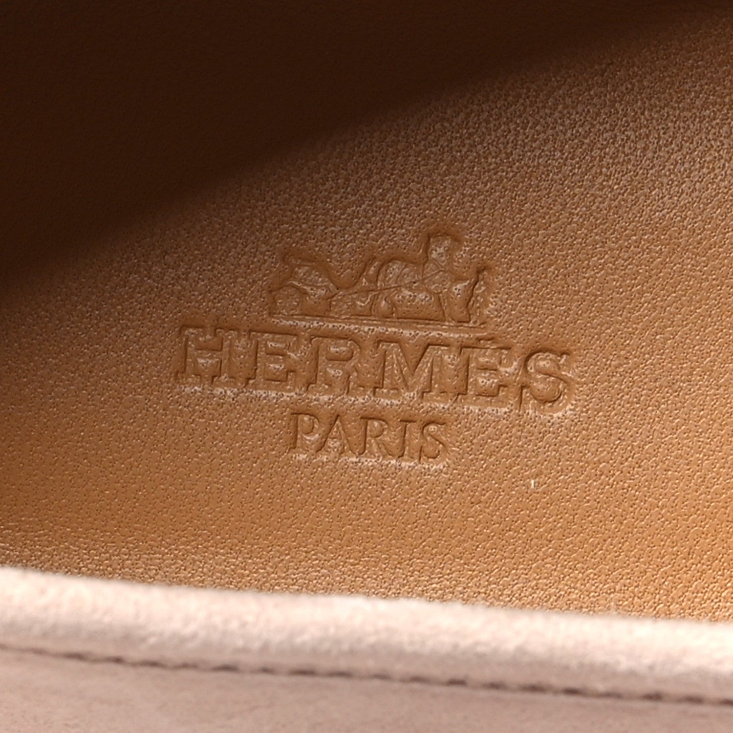 Hermes Suede Goatskin Womens Colette Loafers 38 Blanc Poros 8 of 10