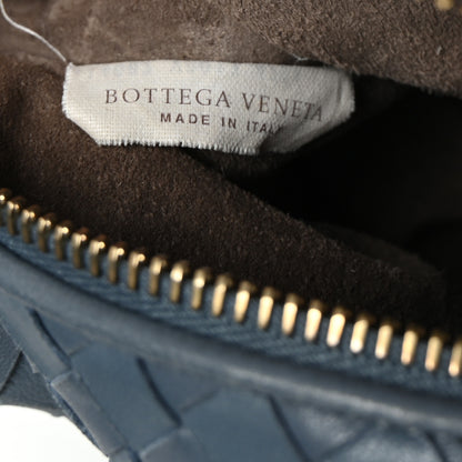 Bottega Veneta Nappa Intrecciato Large Cosmetic Case Blue 6 of 12