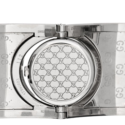 Gucci Stainless Steel Calfskin 33mm Twirl Quartz Watch Brown 4 of 5
