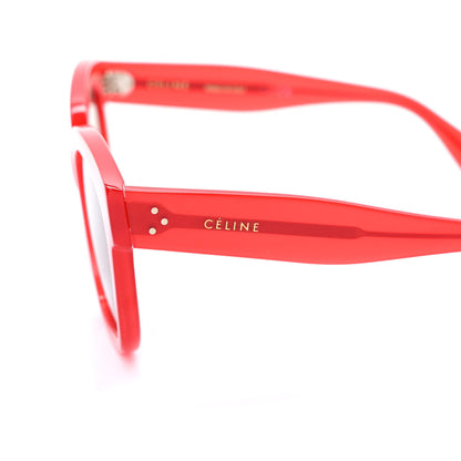 Celine Polarized Square Sunglasses CL40002U Milky Red 5 of 8