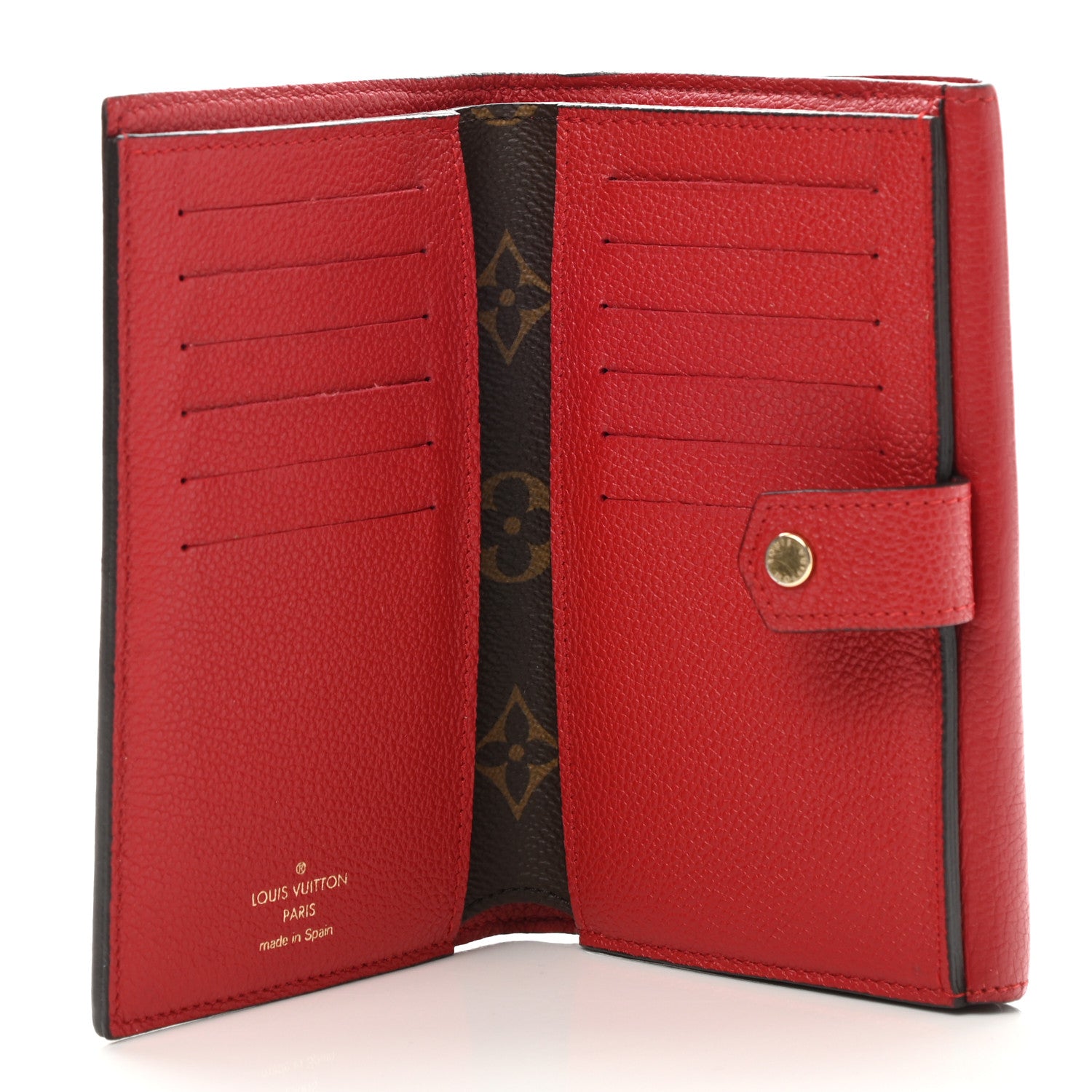 Louis Vuitton Monogram Pallas Compact Wallet Cherry 5 of 7