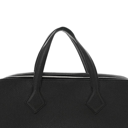 Hermes Togo Victoria Light Briefcase Black 3 of 10