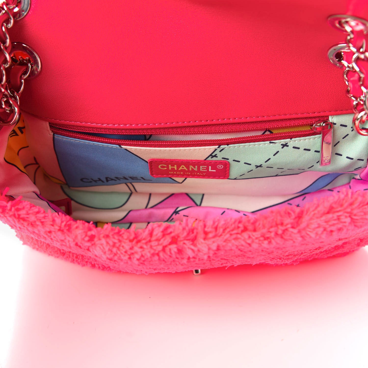 Chanel Mixed Fibers Quilted Jumbo Flap Pink 5 of 10