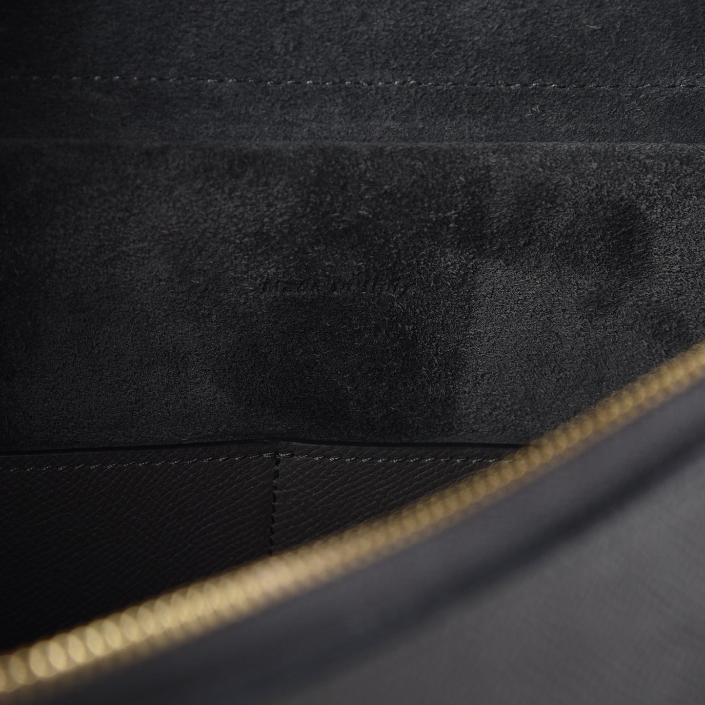 Grained Calfskin Mini Belt Bag Grey