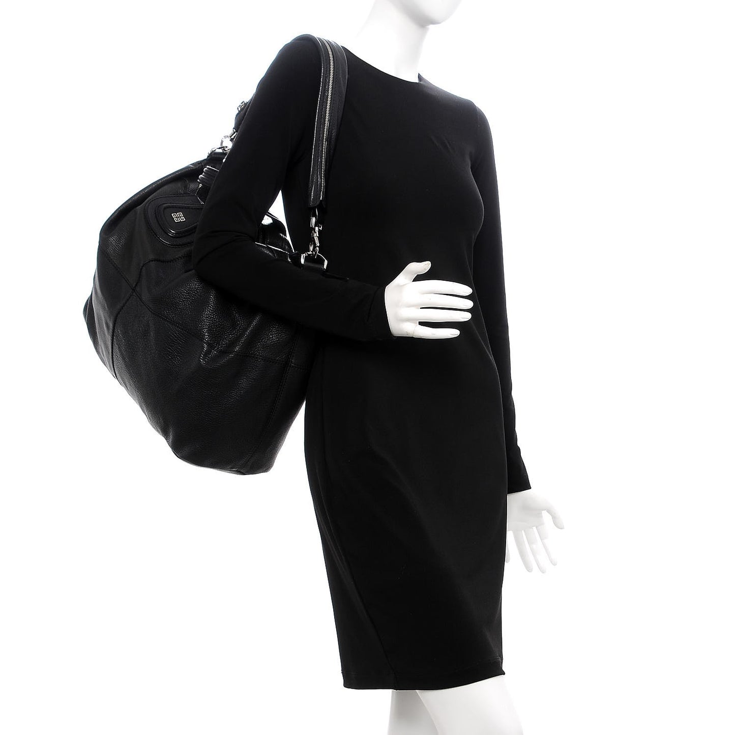 Sugar Goatskin Large Nightingale Black