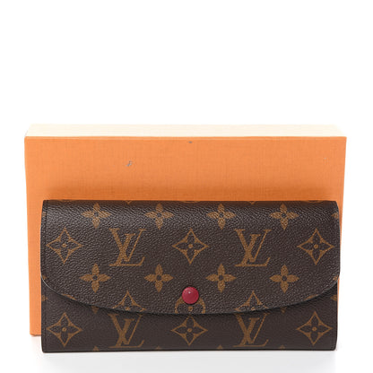 Louis Vuitton Monogram Emilie Wallet Fuchsia 8 of 8