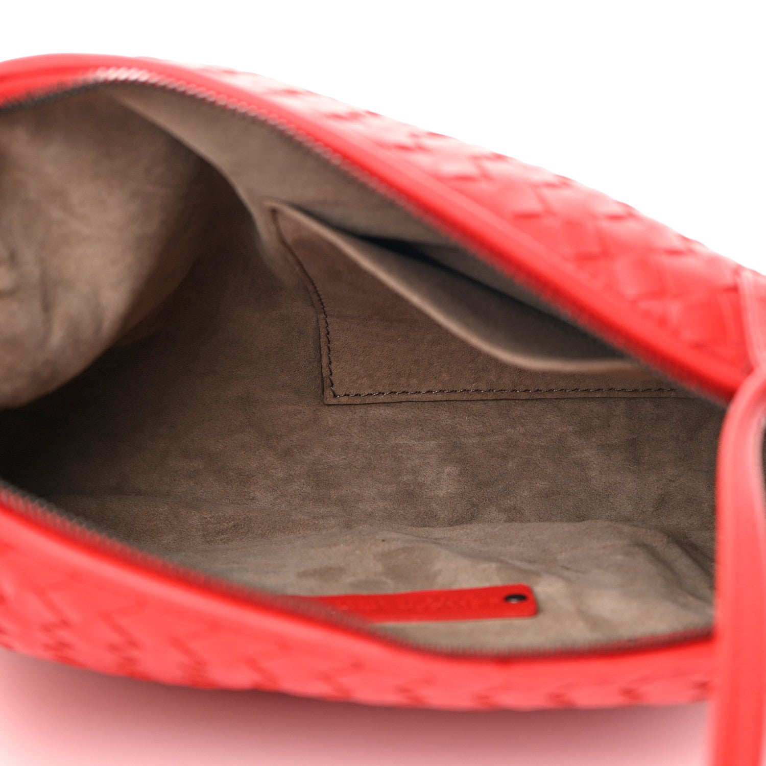 Bottega Veneta Nappa Intrecciato Nodini Crossbody Messenger Red 5 of 10