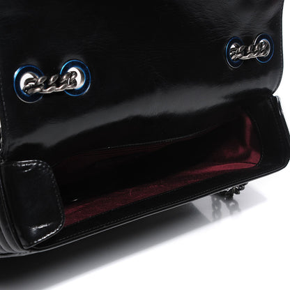 Chanel Glazed Calfskin Quilted Medium Coco Boy Flap Black 5 of 7